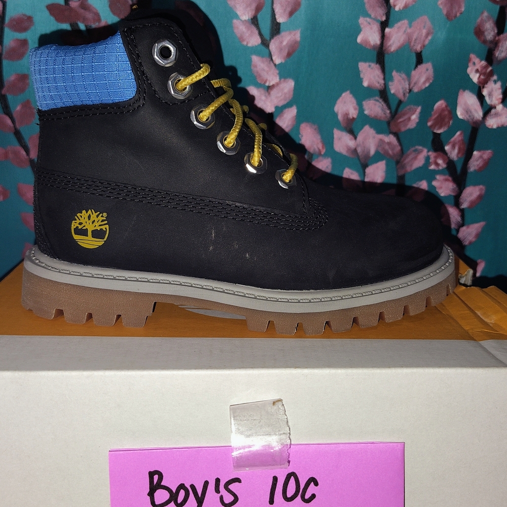 Timberland Black and Blue Kids' Boots